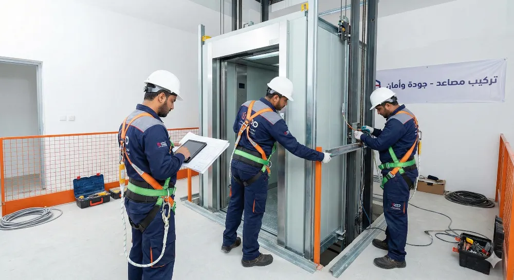 تركيب المصاعد